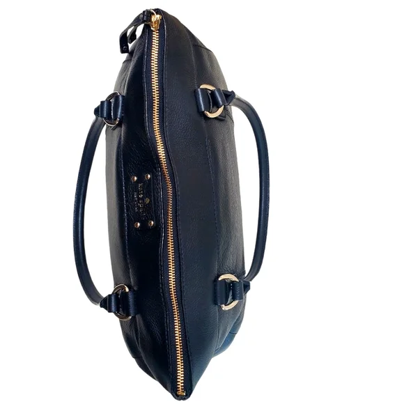 KATE SPADE Berkshire Road Teegan Black Pebbled Leather Shoulder Bag Purse - Picture 5 of 11